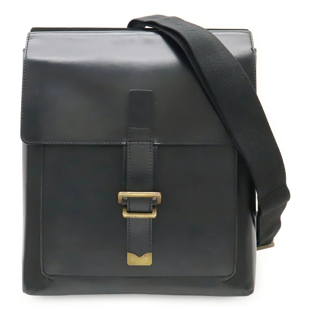 LOUIS VUITTON Lige Fantasan Crossbody Bag Calfskin Leather Black
